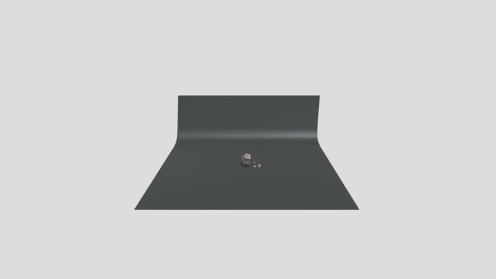 XENJA 3000 Robot Star Wars Concept 3D Model