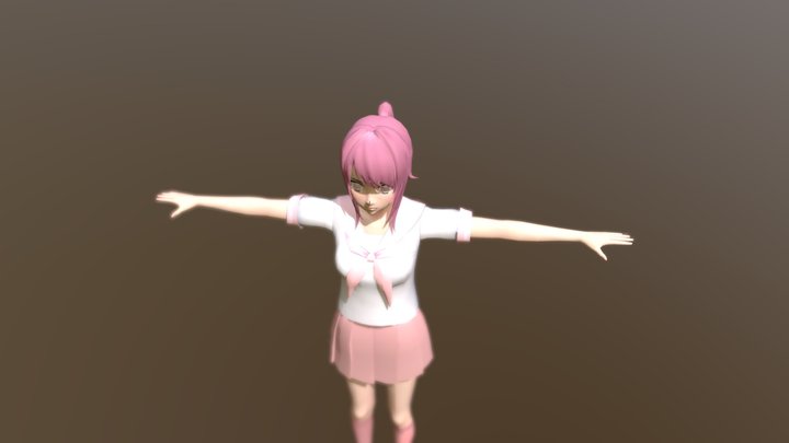 Pink aoi 3D Model