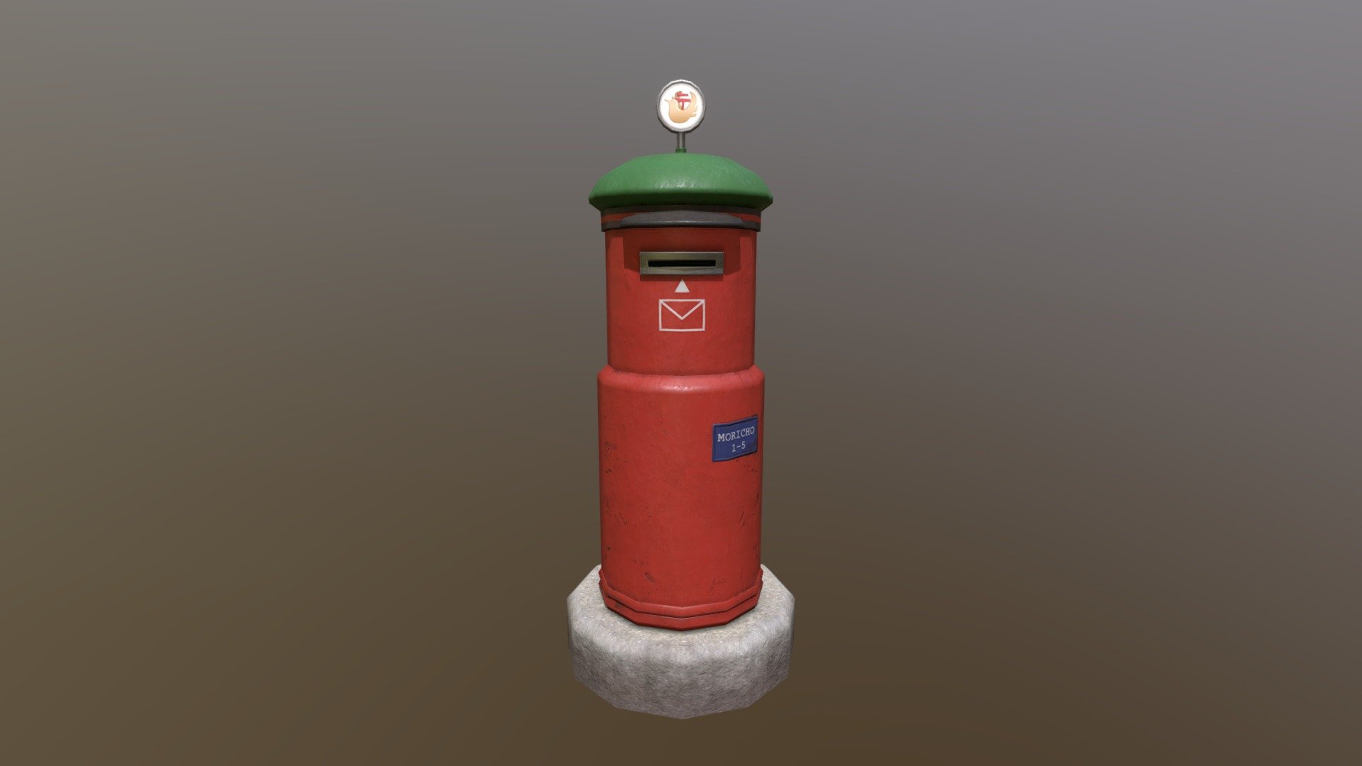 Mailbox - 3d Model By きぬごしとーふ (@kinugoshi102k.toof) [9ba6389] - Sketchfab