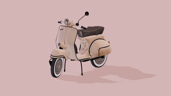 Vespa Vibes 3D Model