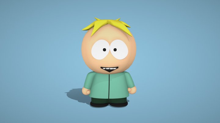 Butters South Park 3D model 3D Model