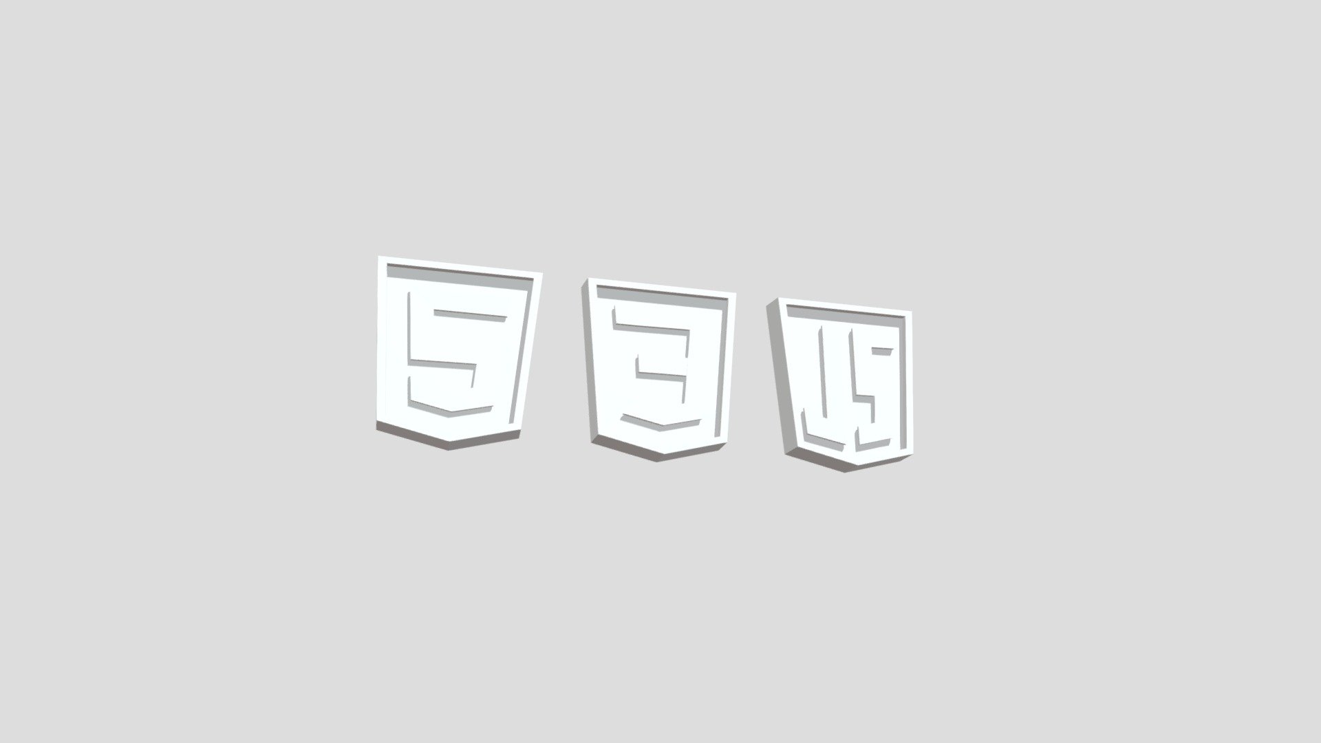HTML CSS JavaScript Model - Download Free 3D model by qlqnprsn [9ba7a90 ...