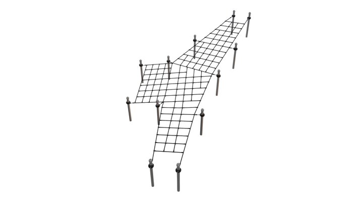 ГЕО110000 - Пространственная сеть 3D Model