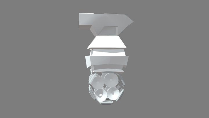 Tank Bot 3D Model