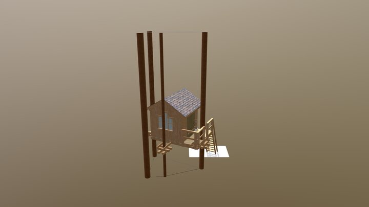 Дом на деревьях1 3D Model