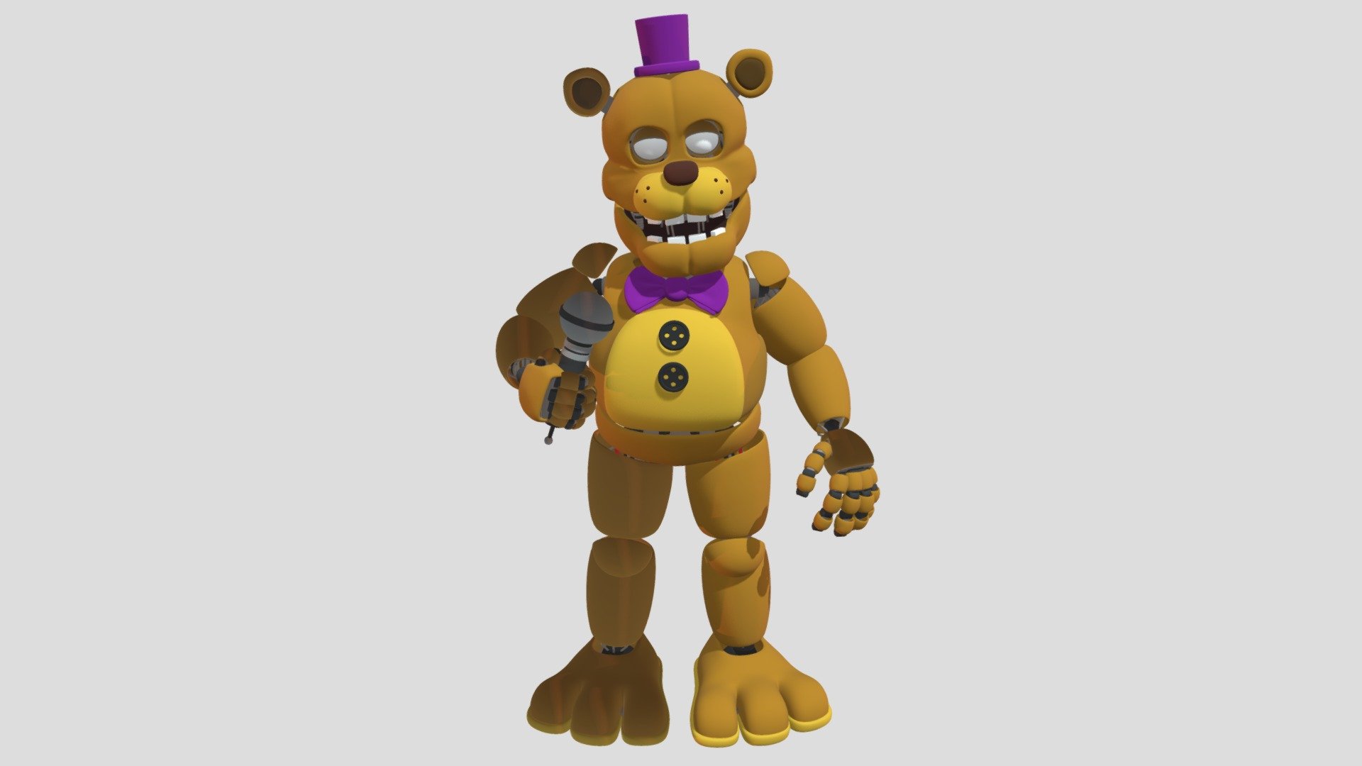 Mini Game Fredbear by supcatt - Download Free 3D model by Broken down ...
