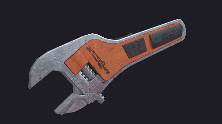 Black & Decker Auto Adjusting Wrench 3D Model
