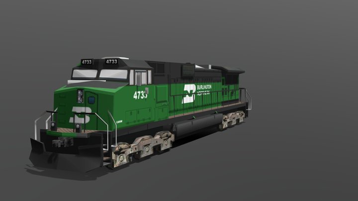 Dash 9 burlington northern