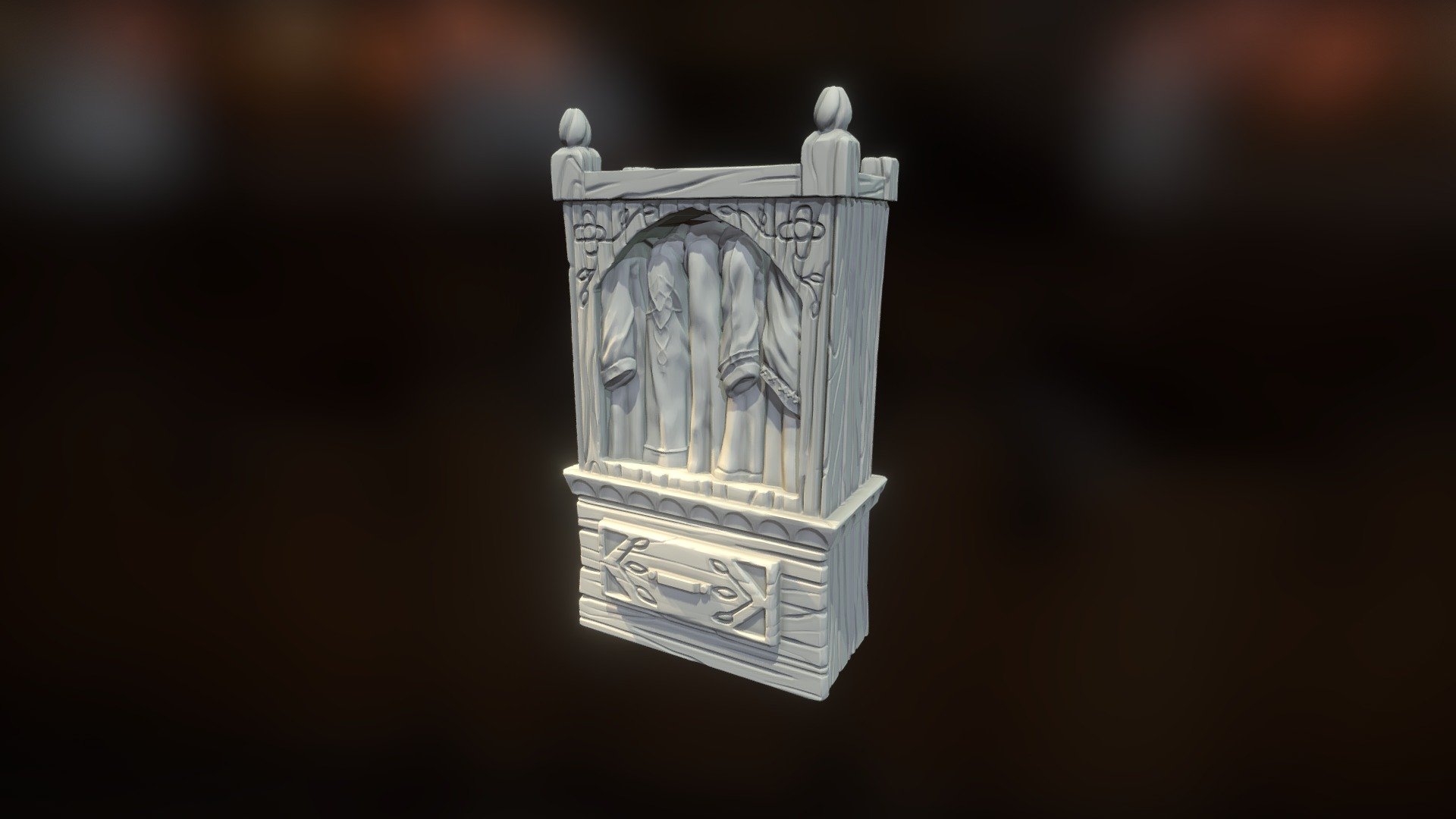 Miniature 3D Printable Wardrobe - 3D model by Rita Puhakka ...
