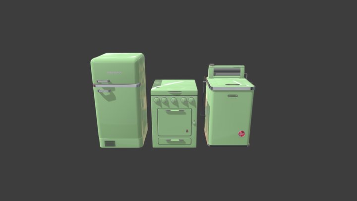 Electromenager fifty's – Free 3D Model STL
