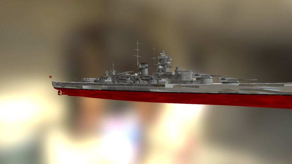 Battleship - 3D Model By Martin258 [9baa883] - Sketchfab