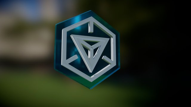 Ingress Logo 3D 3D Model