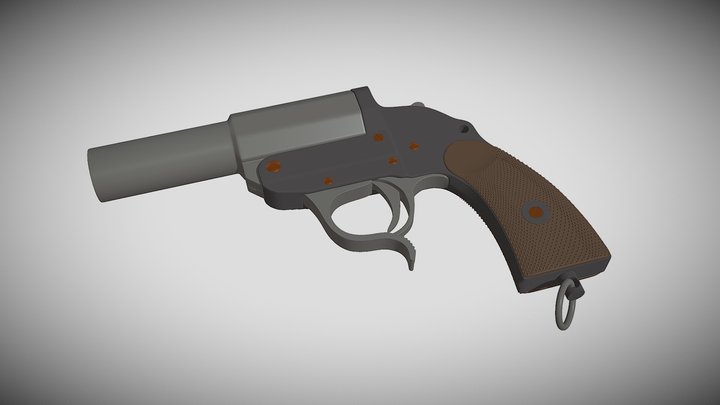 ракетницаSubD 3D Model