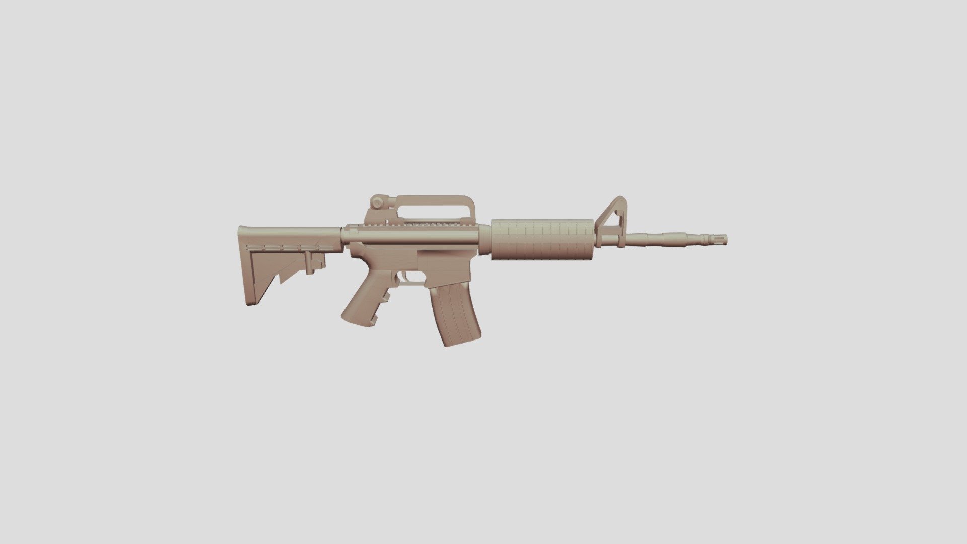 M4 Carbine Rifle - 3D model by marten.liiskmaa [9bab5ef] - Sketchfab