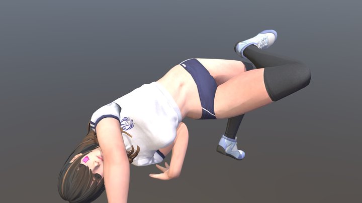 Breakdance Freeze Var 3D Model
