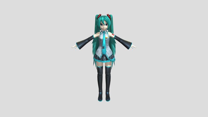 miku-hatsune-rig 3D Model