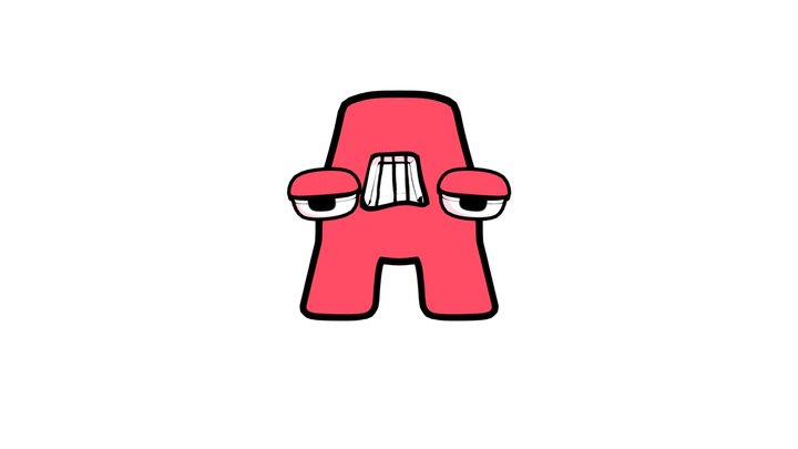 A (Alphabet Lore) 3D Model