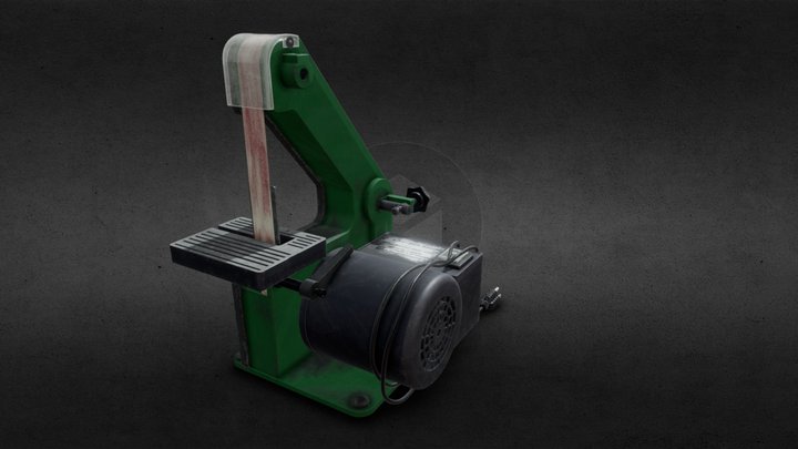Belt Sander 3D Model