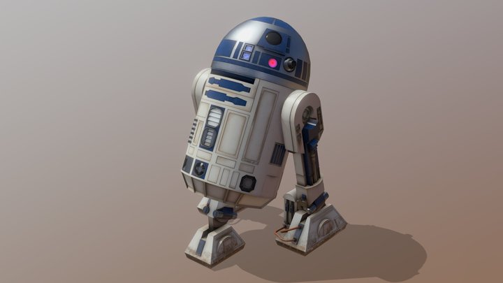 R2-D2 3D Model