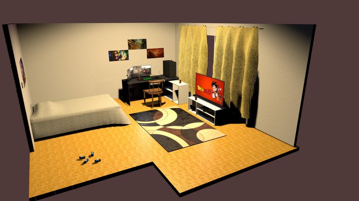 Habitacion - Room 3D Model