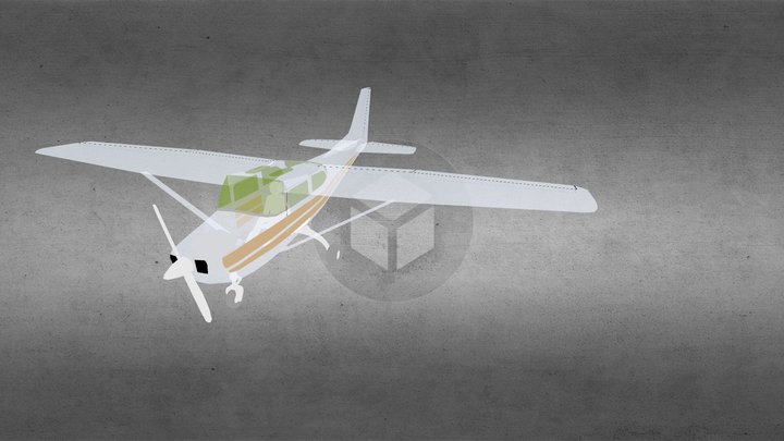 Cessna 162 (verre) 3D Model