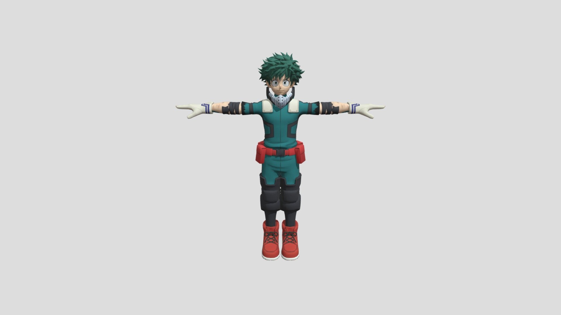 Izuku Midoriya - 3D model by IZZ08 (@faizmikey333) [9bb1021] - Sketchfab