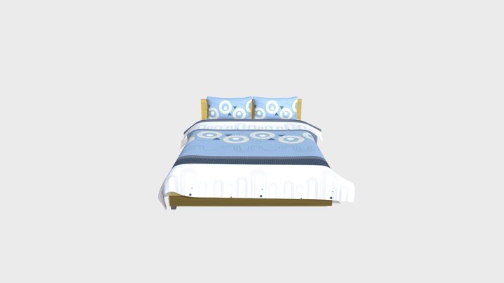 Cama UnitexGold 3D Model