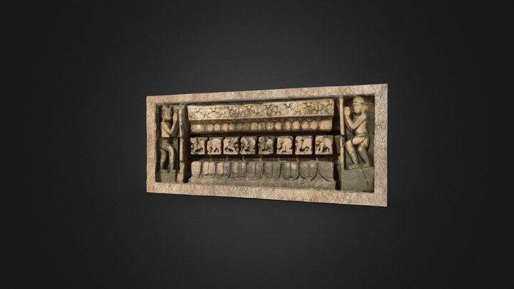 TEMPLE WALL SCANS RB2 3D Model