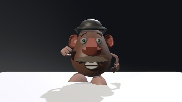 Mr Potato Head (Low Quality) 3D Model