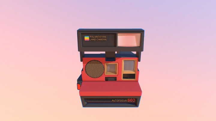 Polaroid 600 (7#XYZ) 3D Model