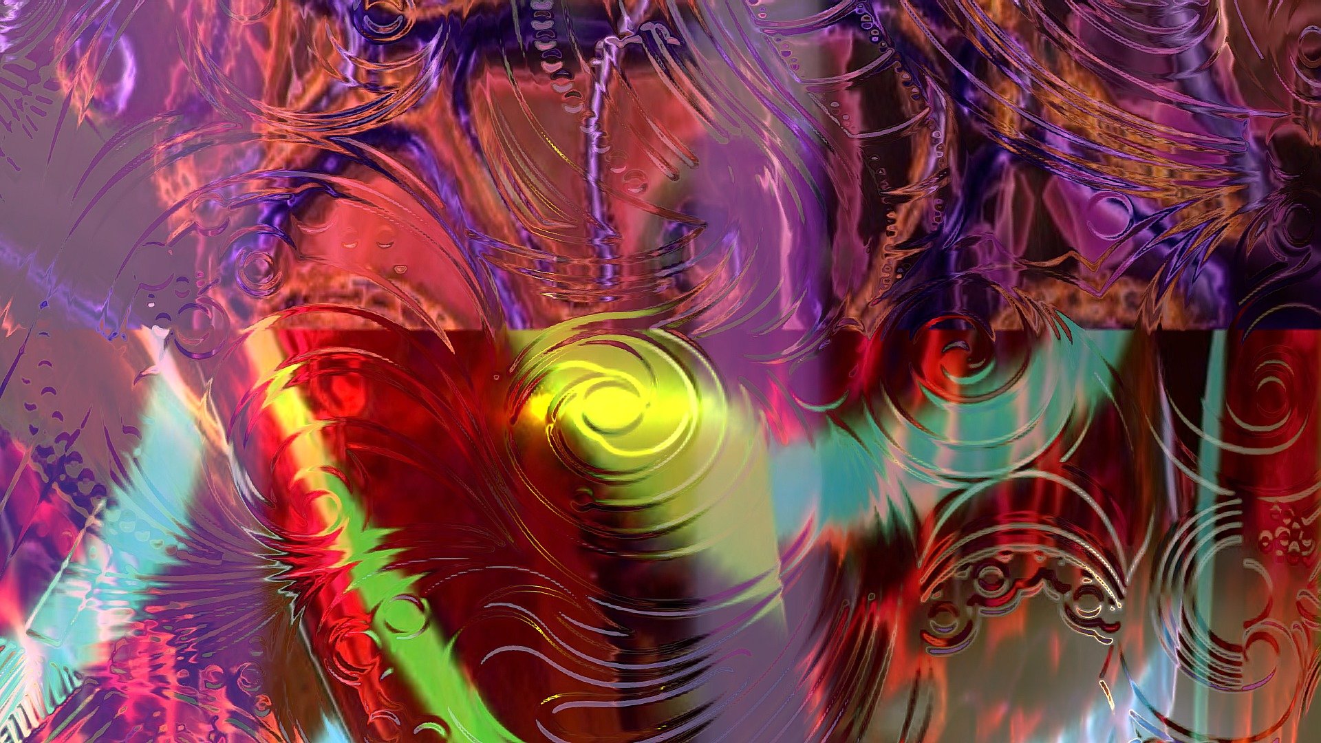 The Infinite Liquid Abstract Canvas