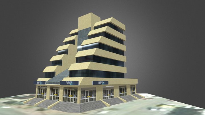 BBVA Building Tijuana 3D Model