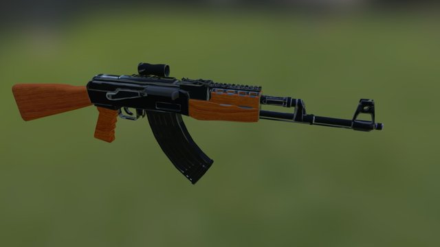 Ak 47 3D Model