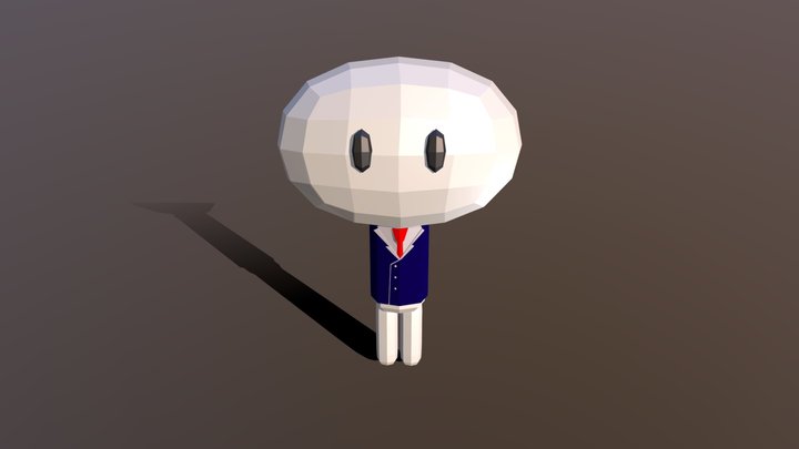 Low Poly Charactor 3D Model