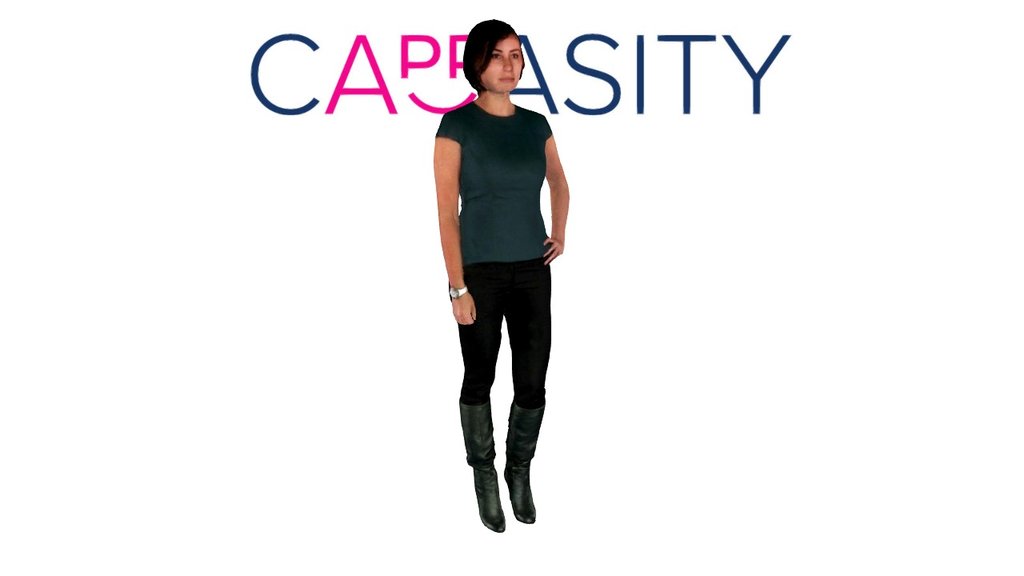 Nina. Cappasity Full-body 3D Scannning