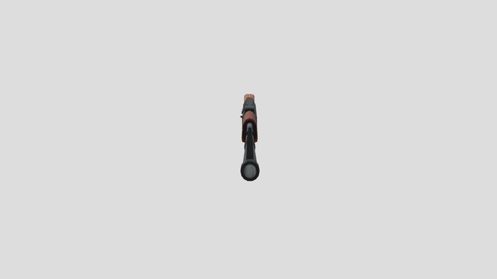 AK47_Stylized 3D Model