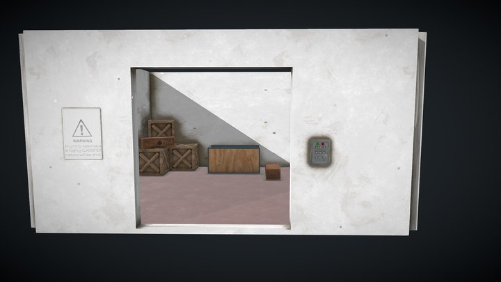 Company storage room 3D Model