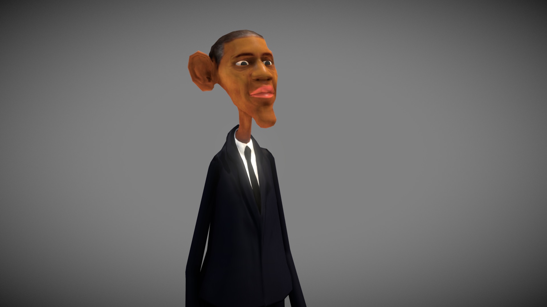 3D model Politician - This is a 3D model of the Politician. The 3D model is about a man in a suit.