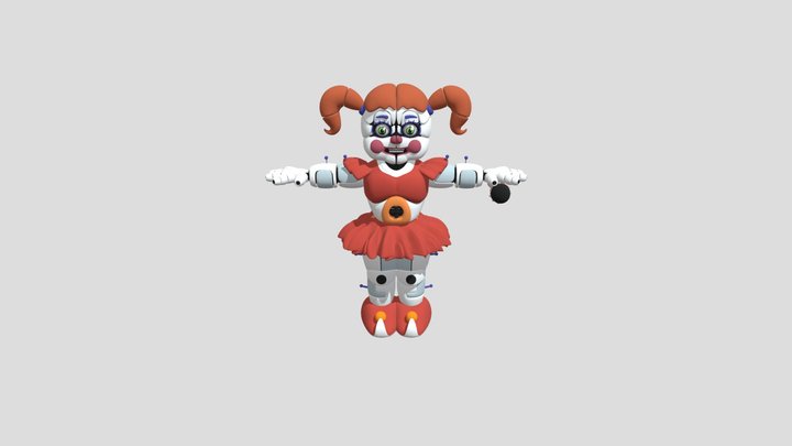{Circus Baby Ladies pack} 3D Model