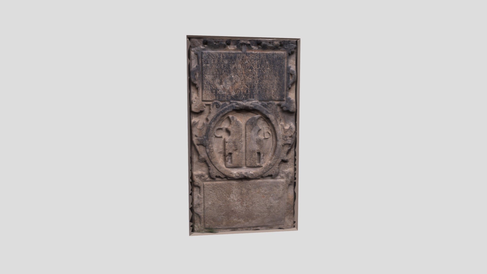 Wall Inscription Socha svateho Petra Cathedral — Sketchfab embed 3D viewer
