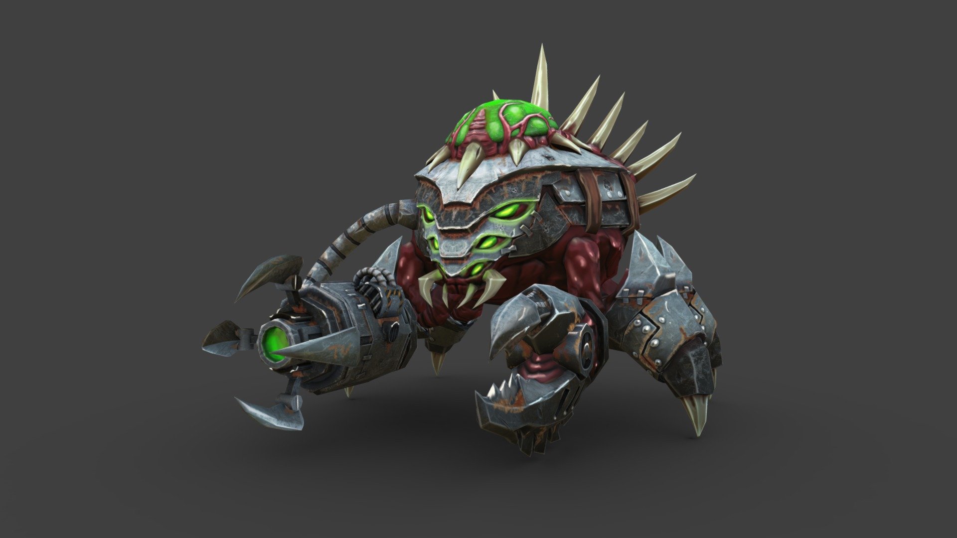 Psyker Mini Boss Crab - 3D model by CC (@ccsf) [9bbe2c2] - Sketchfab