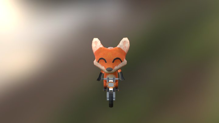 Foxy Bike 3D Model