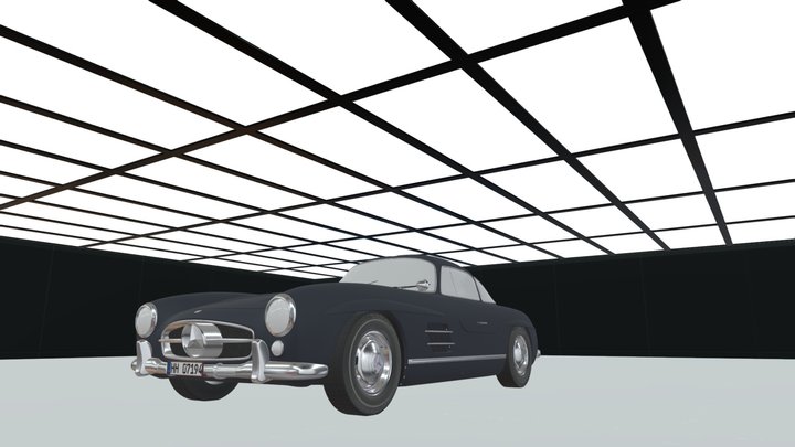 Mercedes-Benz 300 car 3D Model