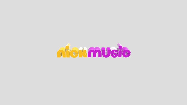Nickmusic logo 3D Model