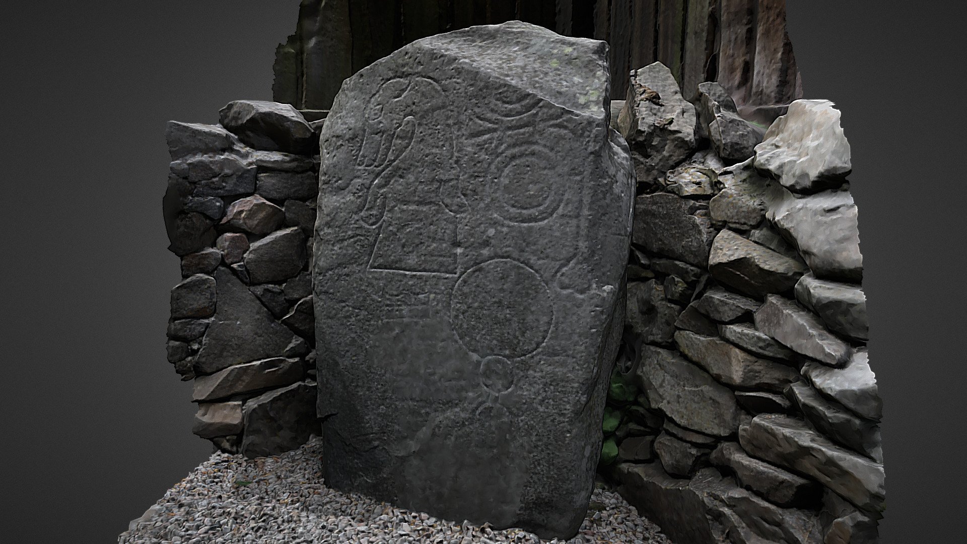 Rhynie Pictish Symbol Stone, Aberdeenshire