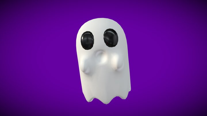 Ghost low poly 3D Model