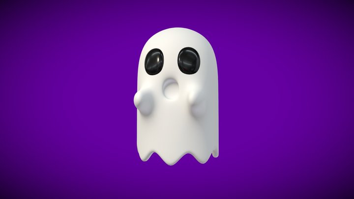 Ghost low poly 3D Model