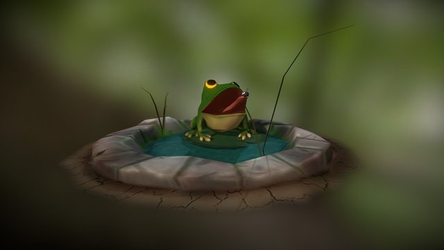 Frog 3D Model