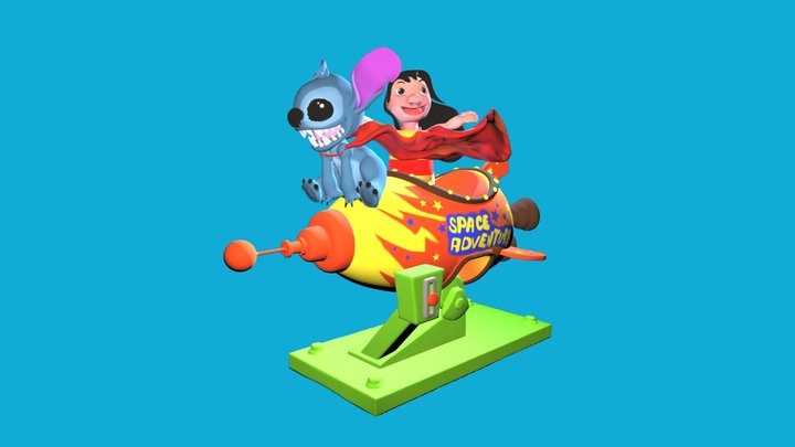 Lilo et Stitch 3D Model