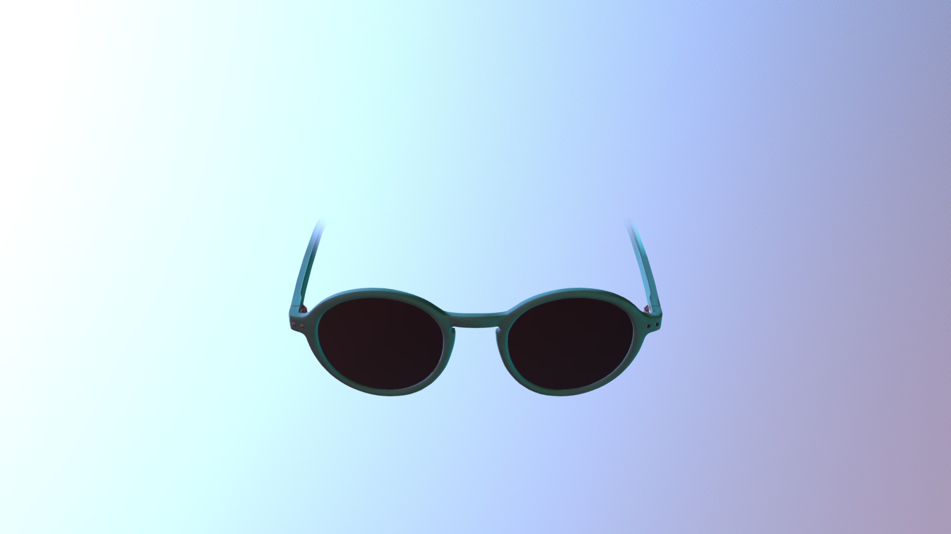 3D model Teal Sunglasses – AR Face Filter - This is a 3D model of the Teal Sunglasses - AR Face Filter. The 3D model is about a pair of sunglasses.
